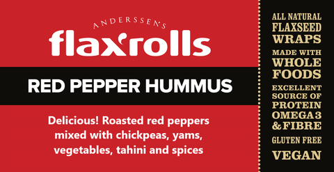 Roasted Red Pepper Hummus, Gluten-free, VEGAN